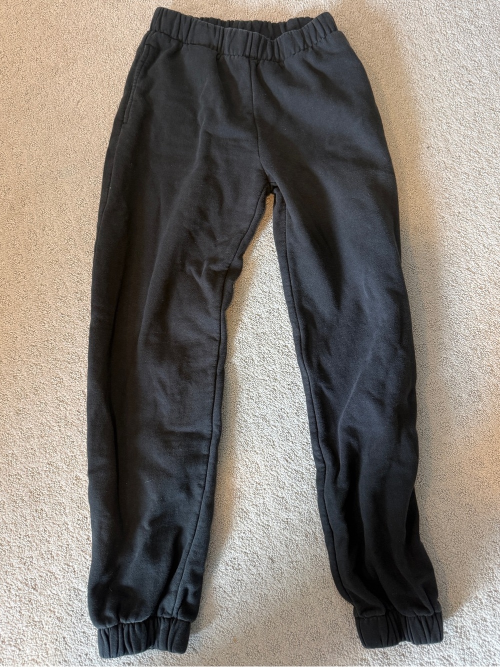 Brandy Melville Black Fleece Jogger Pants